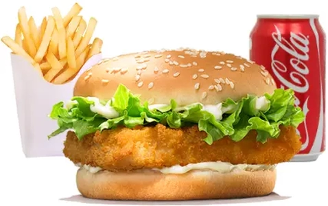 Menu Fish burger